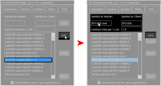 How to configure smybol mappings-Symbol Tab-How to edit existing mappings